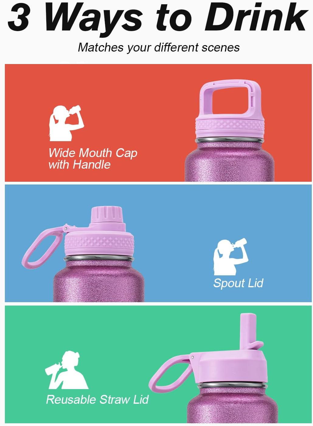 Thumbnail 4 de Coolflask 1.2L insulated water bottle