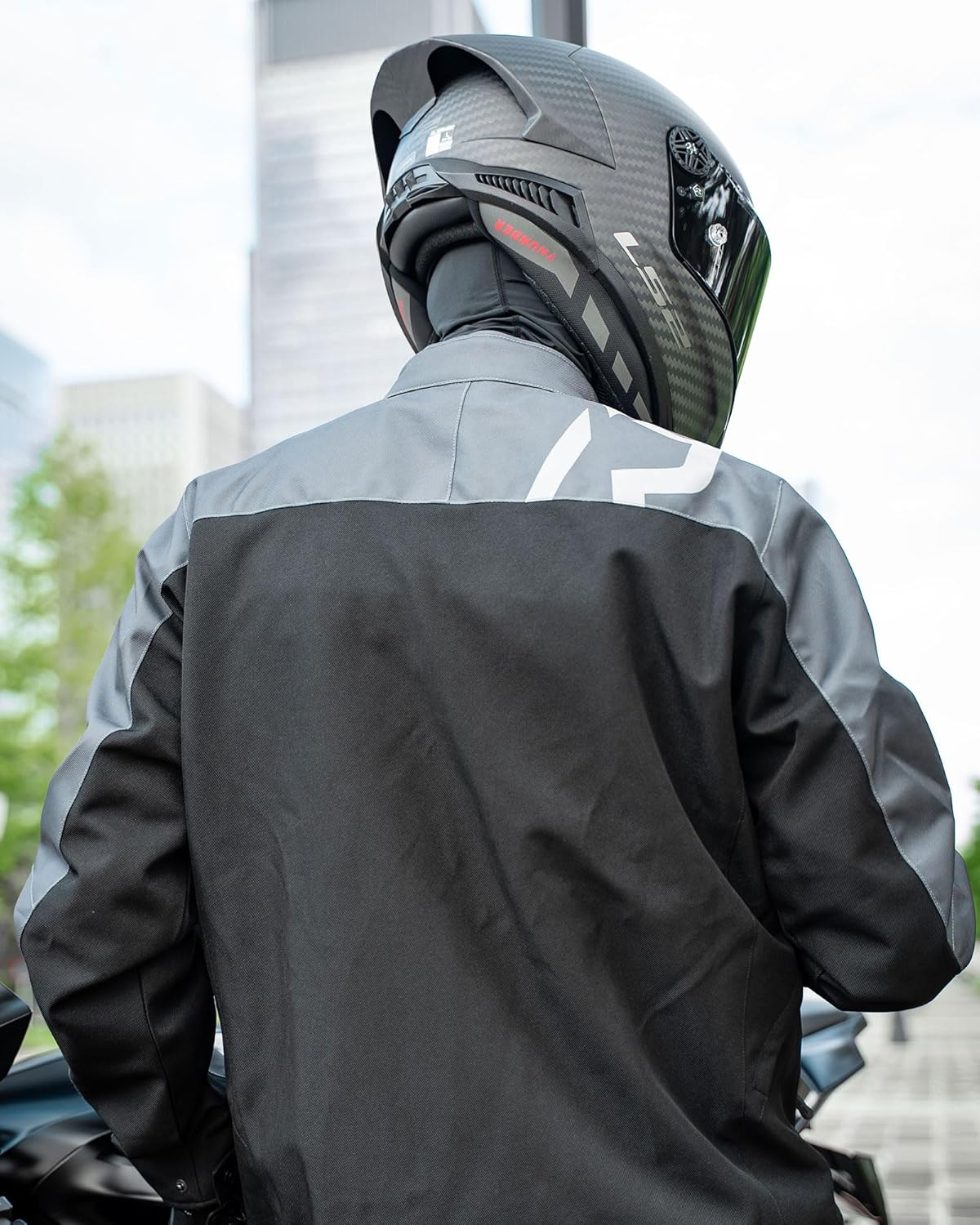 Thumbnail 1 de RIDEIRON Giacca Moto Uomo 4 stagioni con protezioni CE e logo riflettente