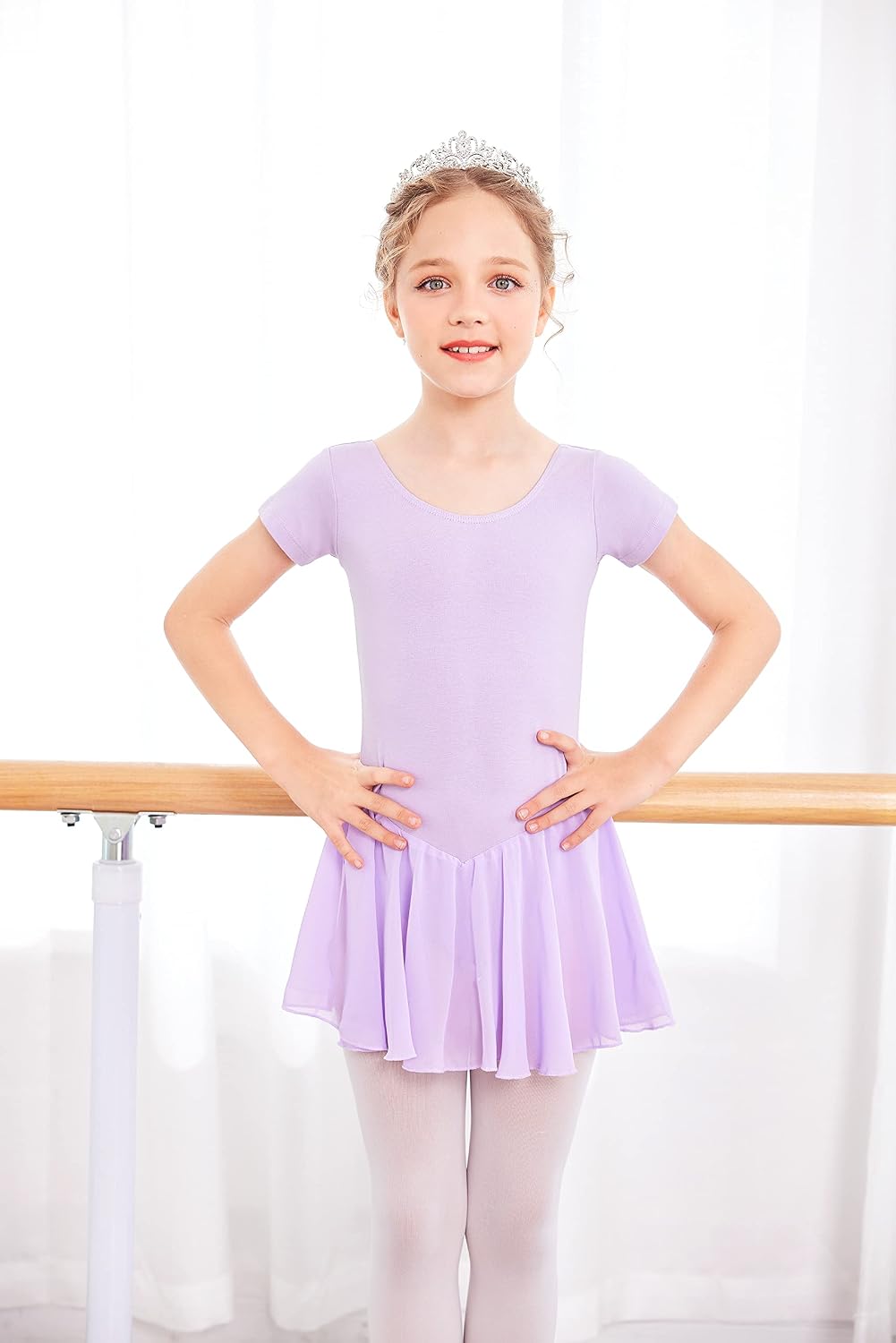Detalle de Vestito da balletto in cotone per bambine