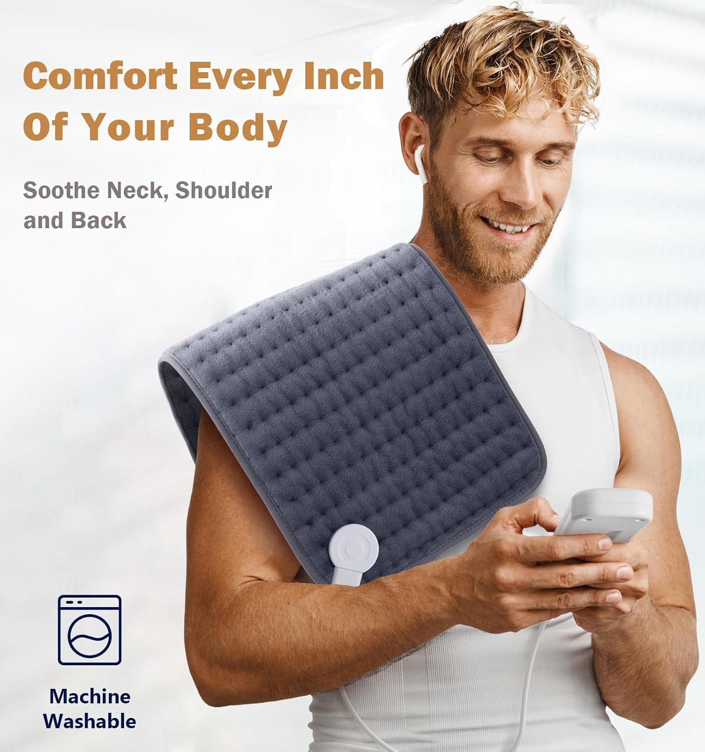 Thumbnail 4 de Christmas Gifts Heating Pad 6-Setting Heat Pad 🌡