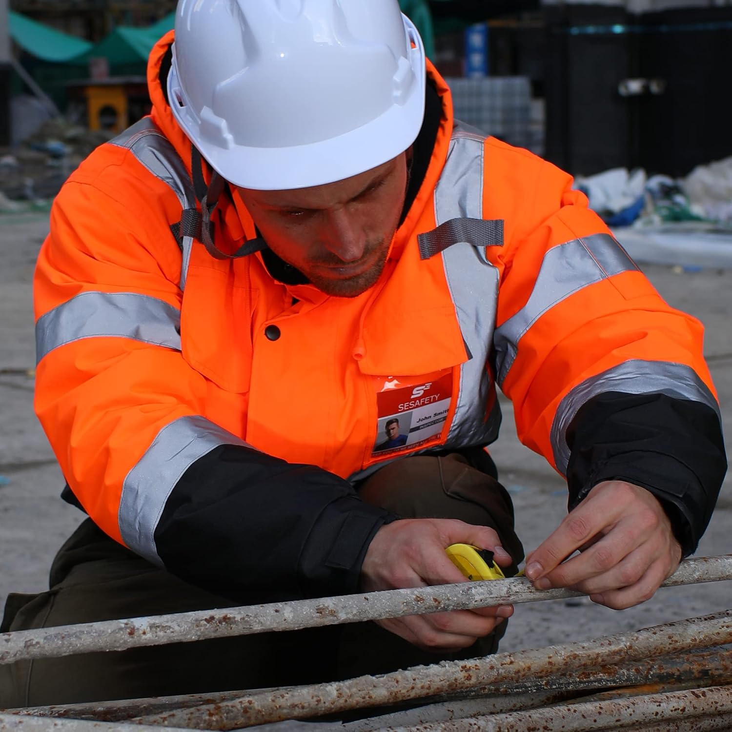 Detalle de sesafety Reflective Safety Jacket, Class 3