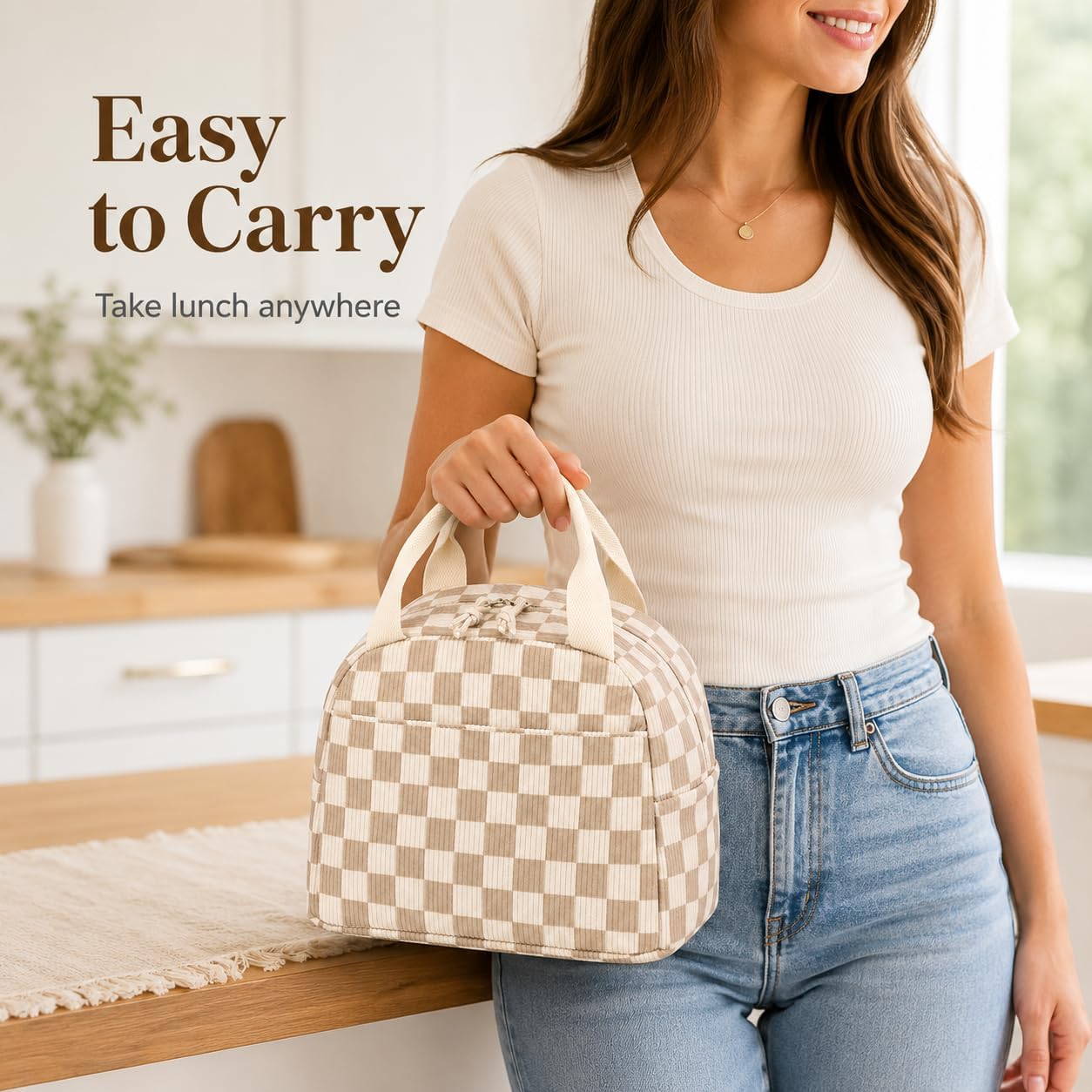 Detalle 2 de Bluboon Corduroy Lunch Tote