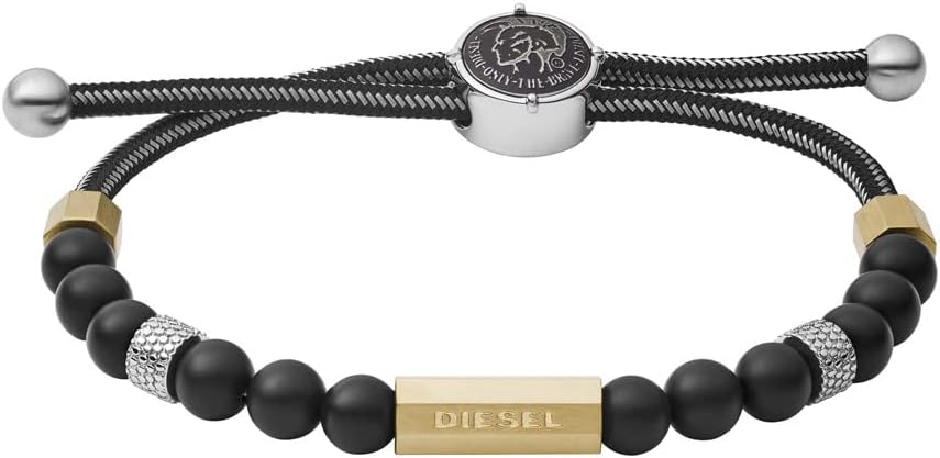 Thumbnail 2 de Diesel Homme – Bracelet en perles semi-précieuses avec fermoir à glissière