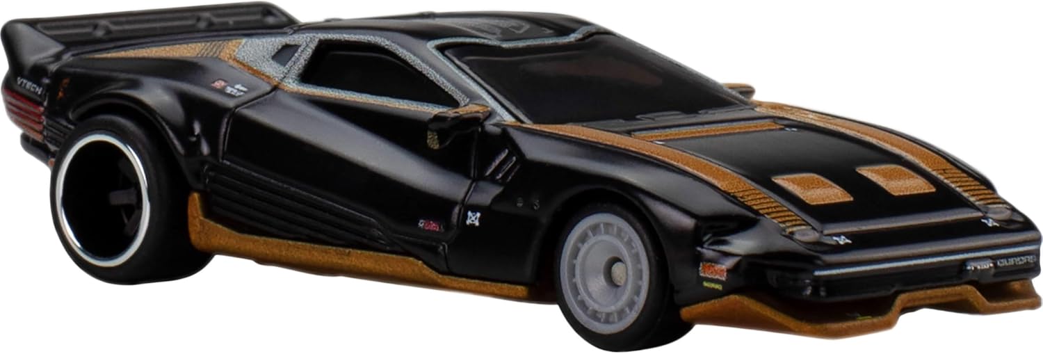 Detalle de Hot Wheels CYBERPUNK 2077 Quadra Turbo R V-Tech scala 1:64, modello die-cast da collezione