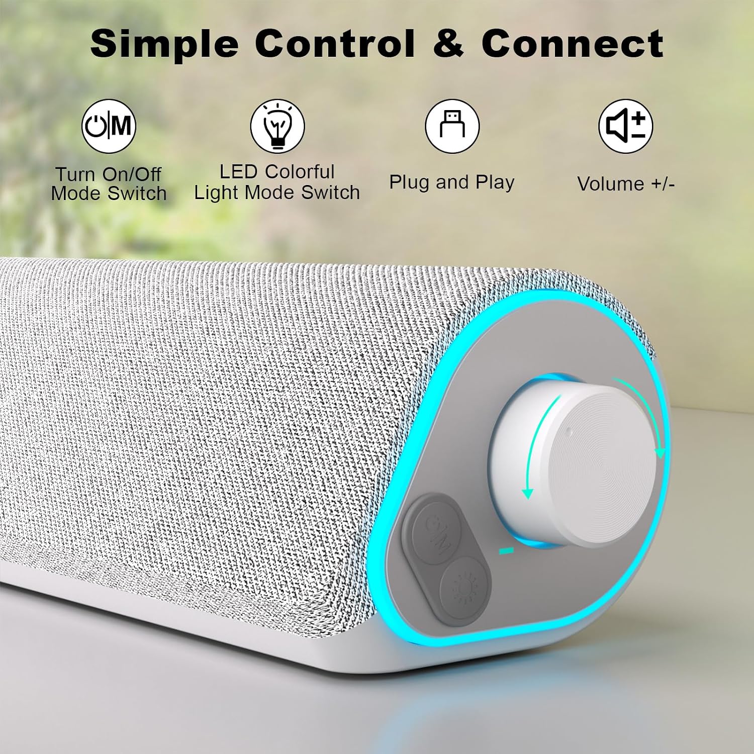 Thumbnail 2 de SOULION R50 Bluetooth Computer Speakers 2.0