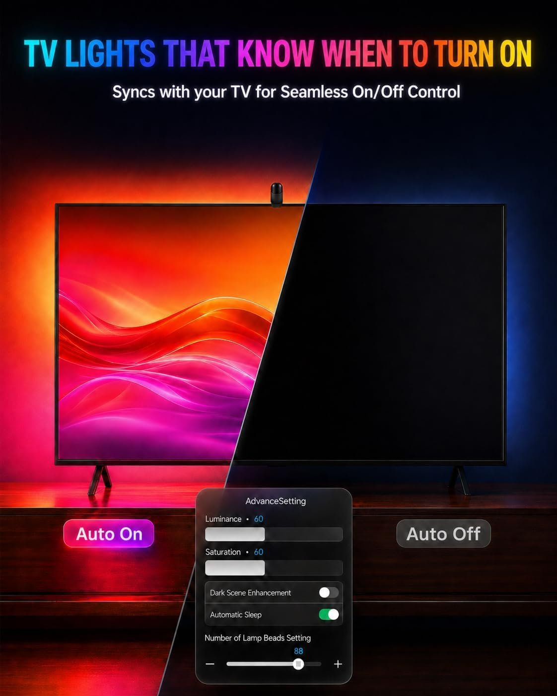 Thumbnail 5 de LED TV Backlight with Sensor Sync for 55–65 Inch TVs
