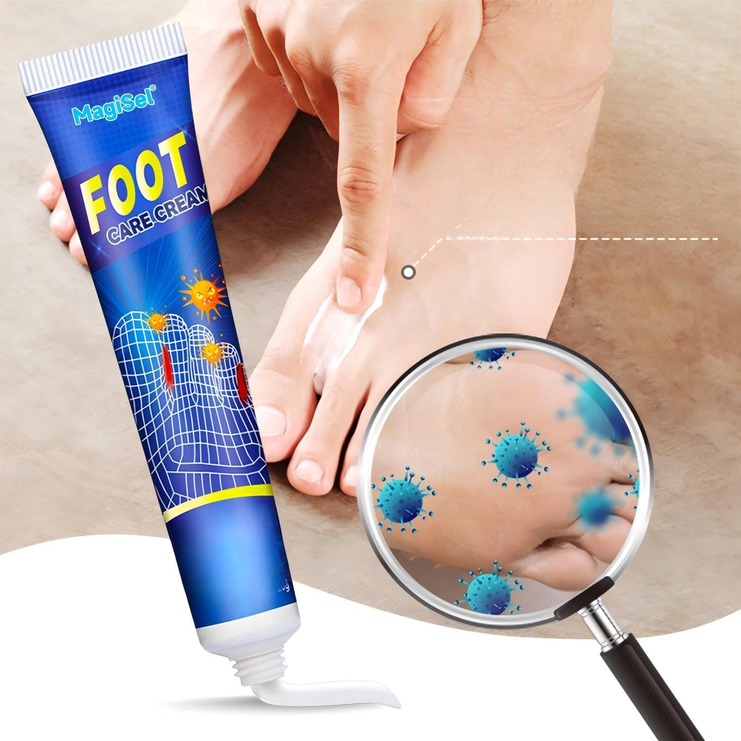 Thumbnail 1 de MagiSel voetverzorgingscrème met tea treeolie en kruidenextracten, 20 g