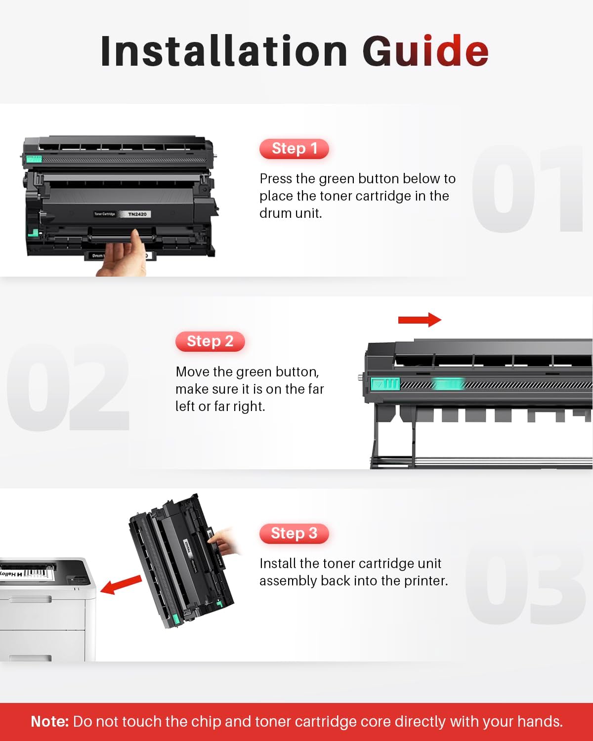 Thumbnail 4 de Halloya DR2400 tambour 12000 pages 🖨️
