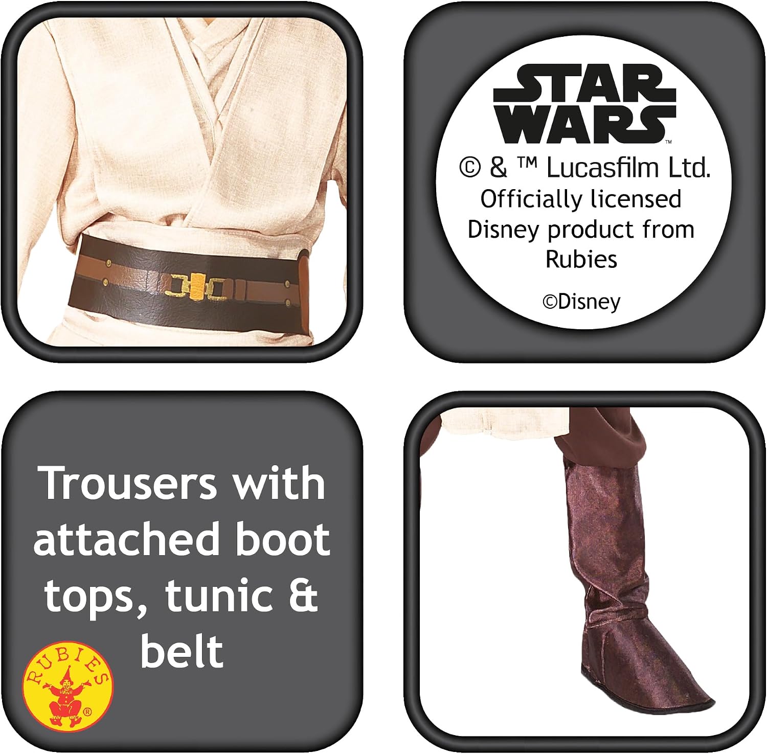 Detalle de Rubie's Jedi Deluxe child costume