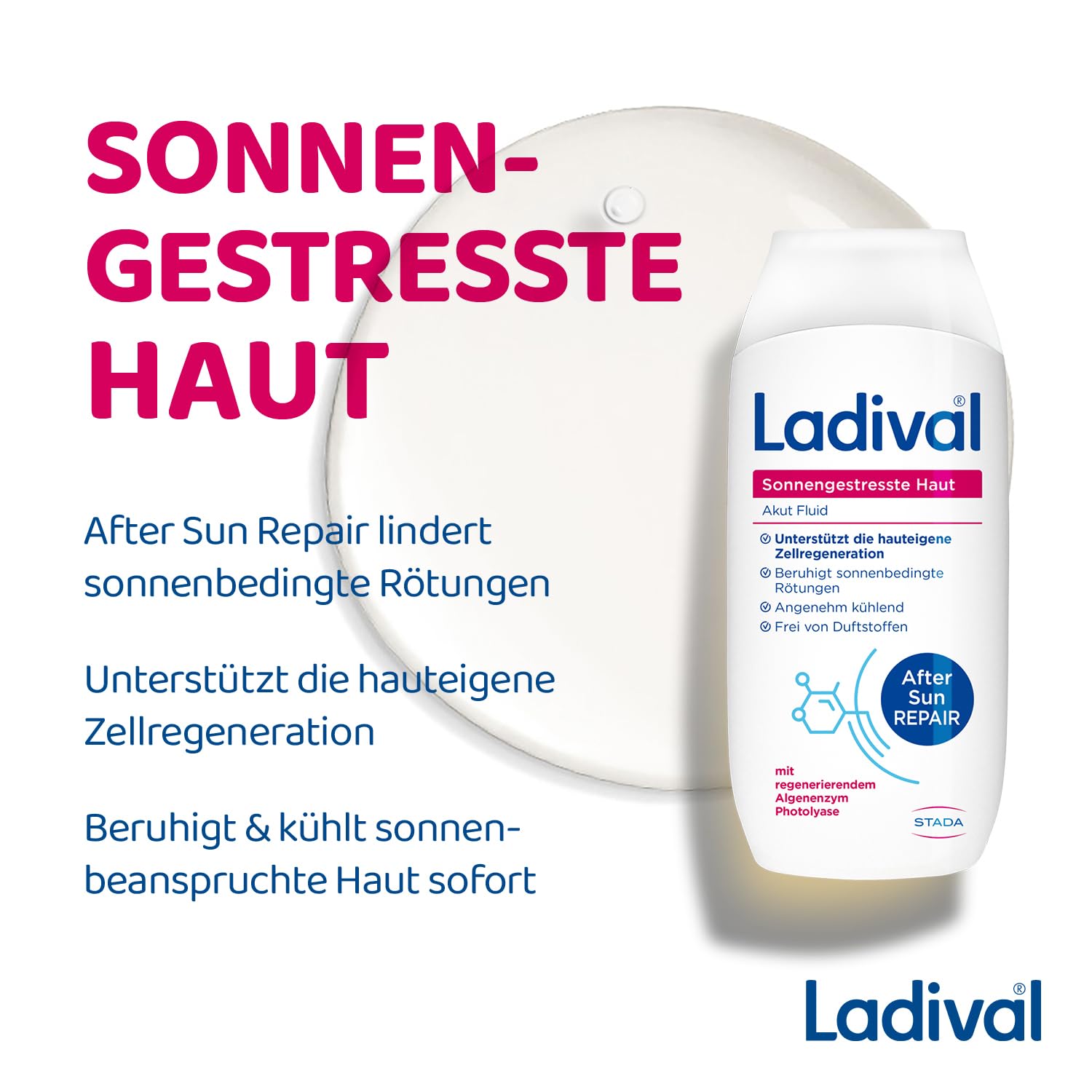 Thumbnail 4 de Ladival After Sun Repair Akut Fluid für den Körper (200 ml) mit Photolyase