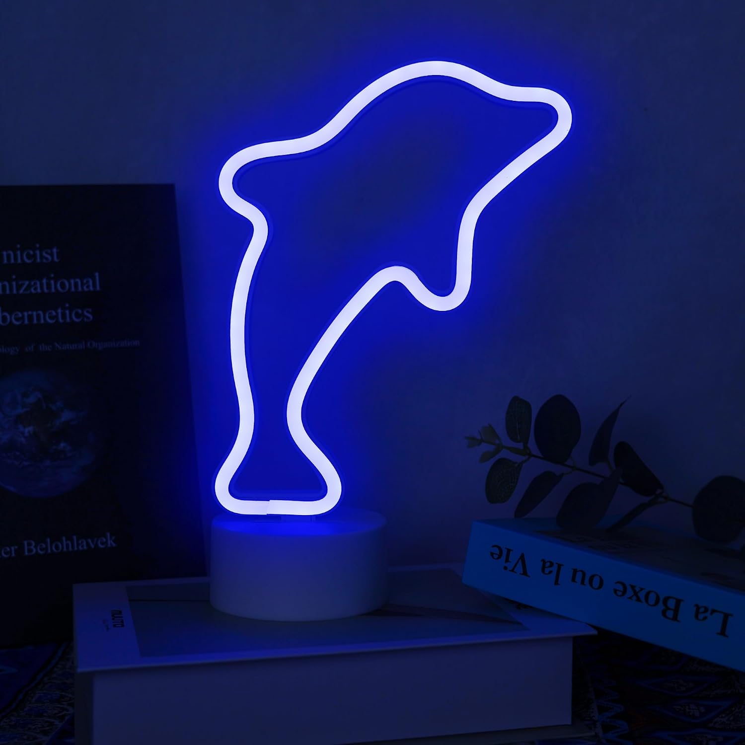 Detalle de Aslanka Delphin Nachtlicht 3 AA