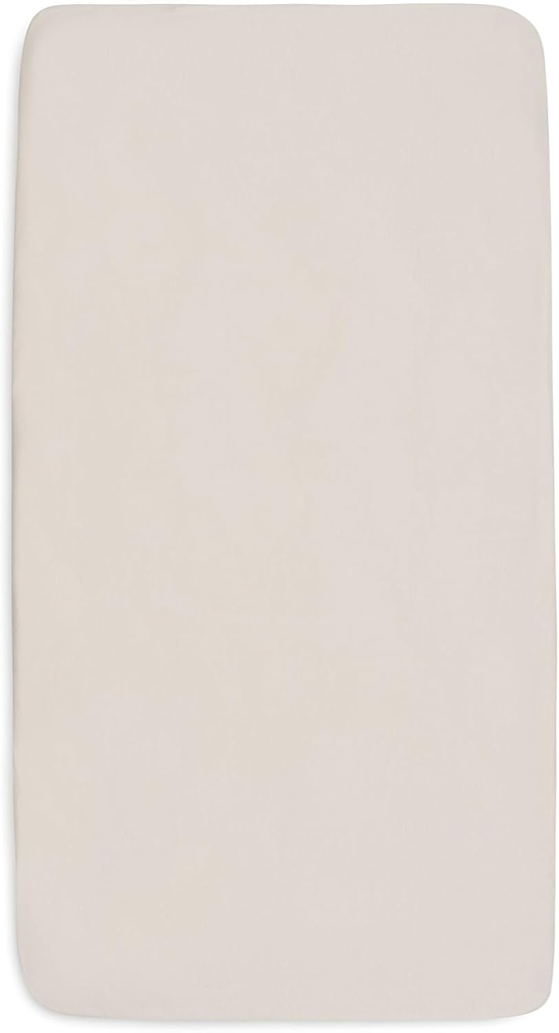 Detalle 2 de Jollein Drap-Housse Jersey pour Lit Enfant 60x120 cm – Milky Coffee/Ivory (Lot de 2)