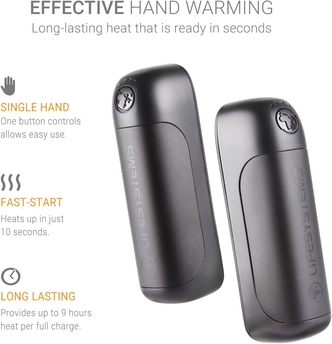 Thumbnail 3 de Lifesystems Rechargeable Twin-Pack Dual-Palm Hand Warmers
