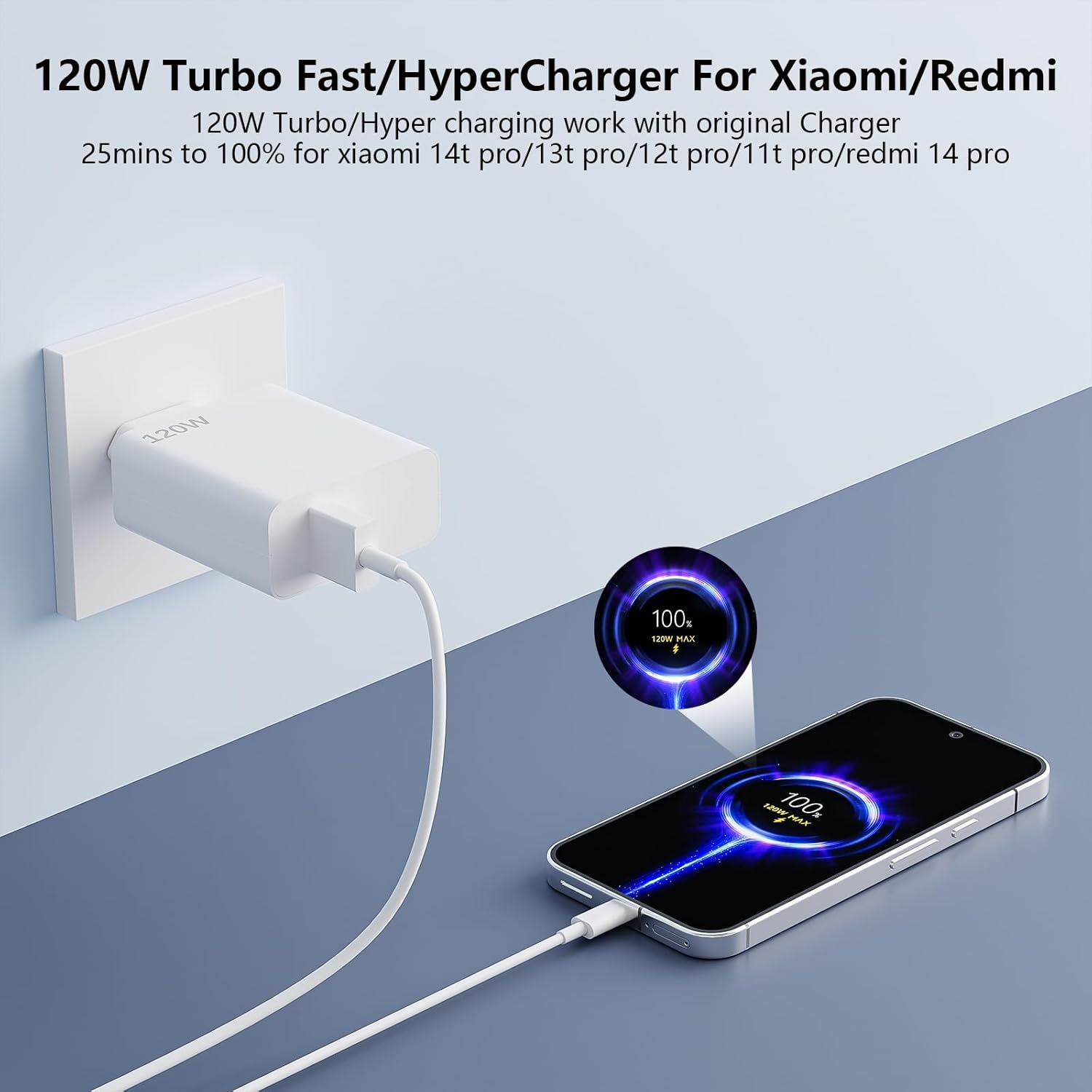 Thumbnail 5 de GVKRLXZ TurboCharge 120W 6A USB‑C Ladekabel (1,5 m) für Xiaomi Schnellladung