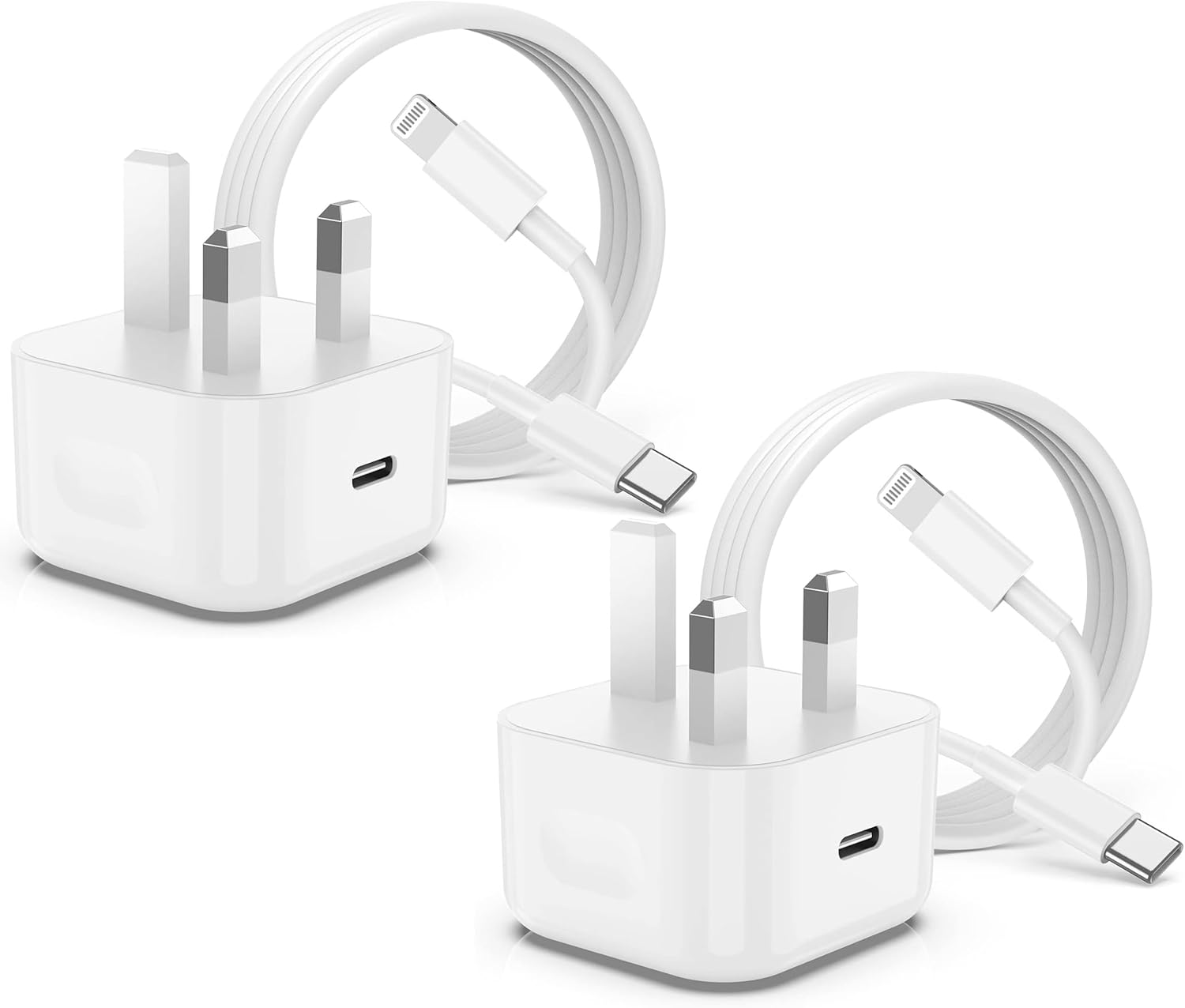 Detalle de Apple iPhone Fast Charger 20W with 2m USB‑C to Lightning cable