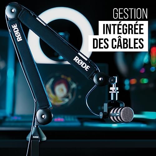 Detalle de RØDE PSA1+ Bras de studio professionnel avec amortissement par ressort et gestion des câbles