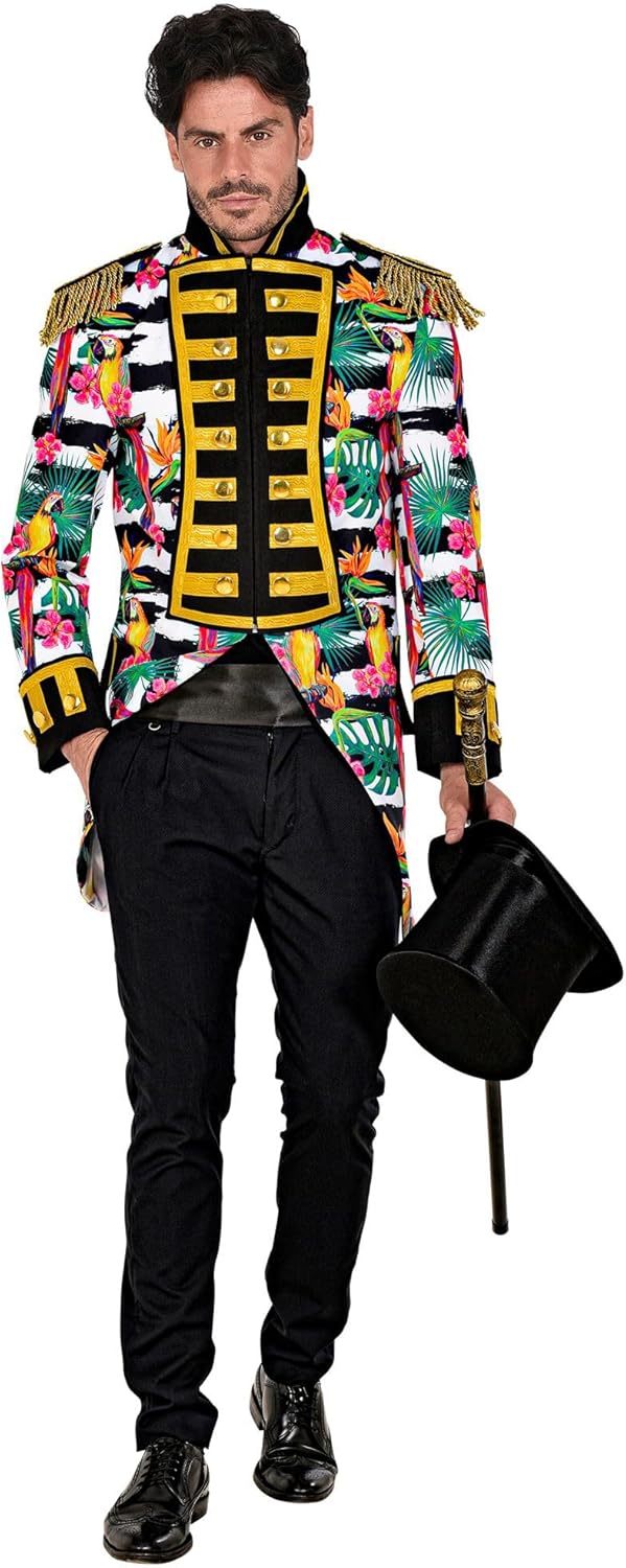 Thumbnail 3 de W WIDMANN MILANO Party Fashion Hawaii Parade Frack – Kostümgröße XL
