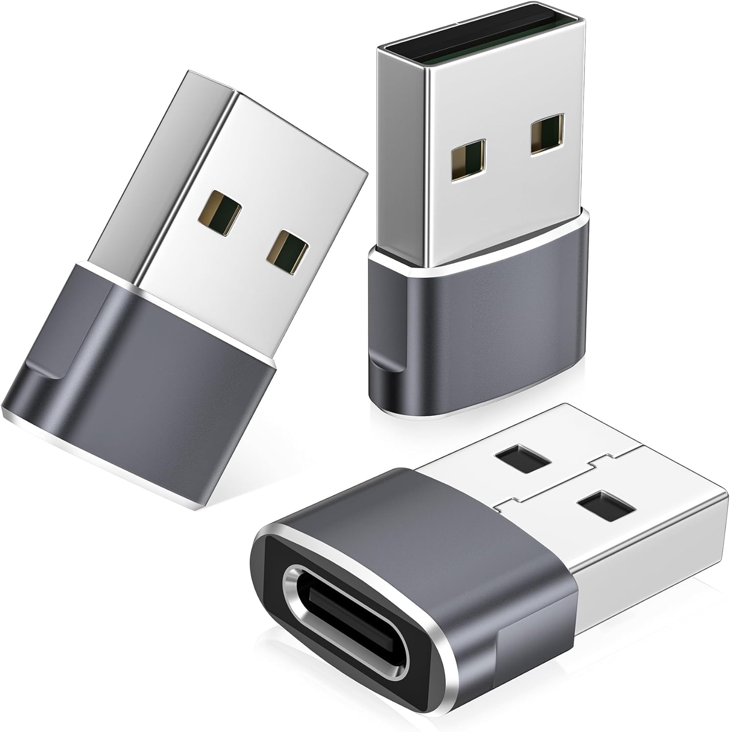 Detalle de Basesailor USB‑auf‑USB‑C Adapter 3er-Pack für iPhone und iPad