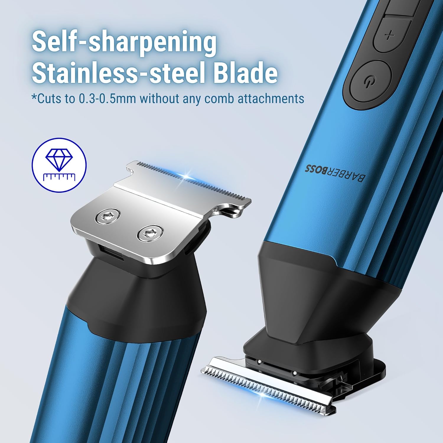Thumbnail 6 de BarberBoss 5-in-1 Beard Trimmer for Men, Hair Clipper, Body Groomer, Nose & Ear Trimmer – QR-6020