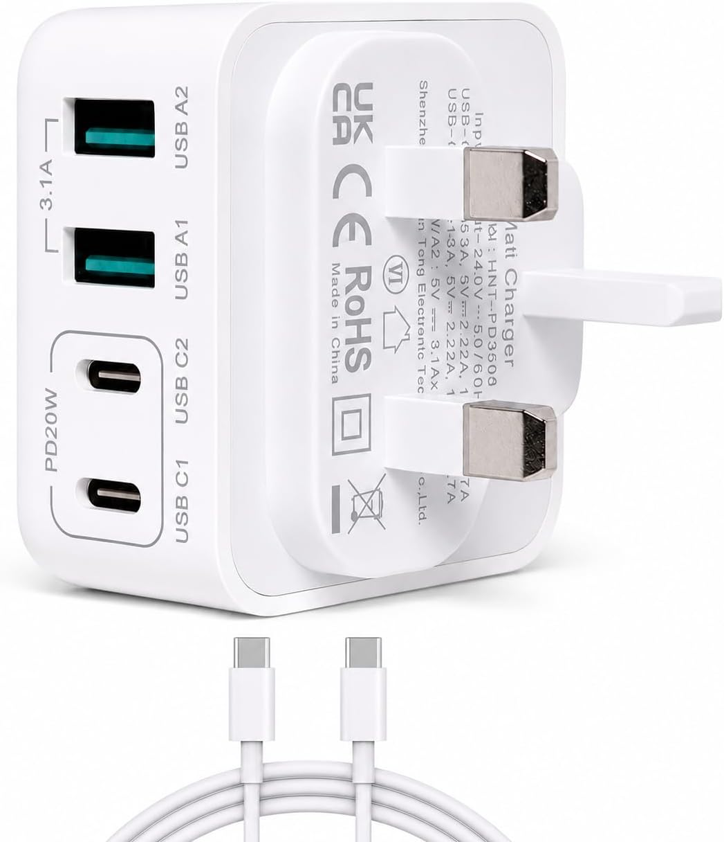 Detalle de USB C Multi Charger 4‑Port for Phones