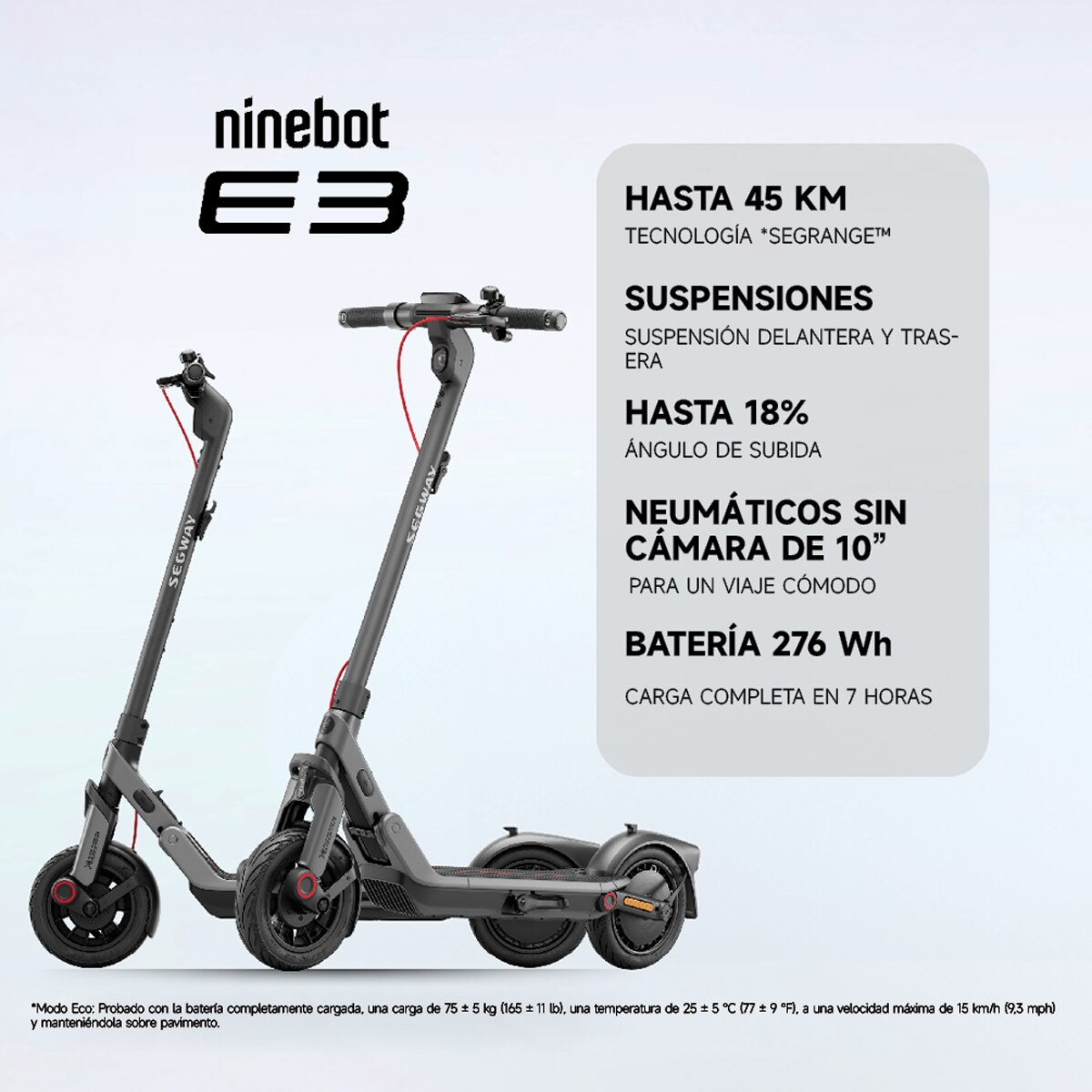 Thumbnail 4 de Segway Ninebot E3 patinete 1 batería 2024 🚲