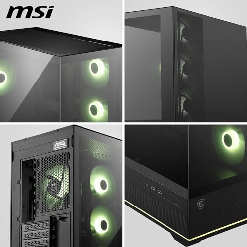 Thumbnail 6 de MSI mag PANO 110R PZ carcasa ATX para torre — GPU 400 mm 🖥