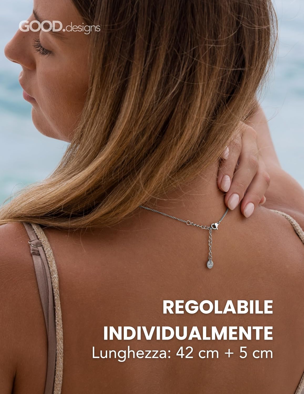 Thumbnail 3 de GD GOOD.designs Collana Cuore Zirconi 42–47 cm