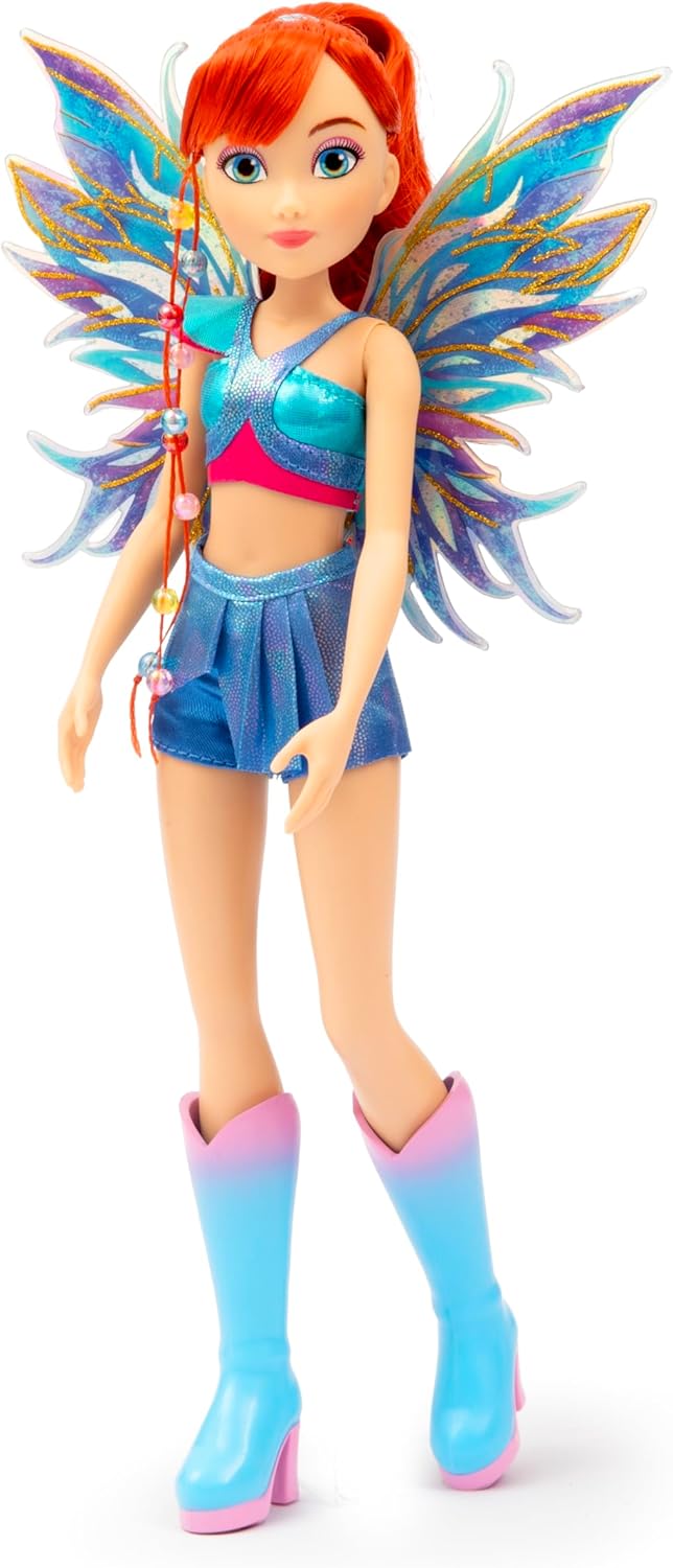 Thumbnail 4 de Winx, Poupée articulée 26 cm – Bloom, série Fairy, modèle Fairy – bleu