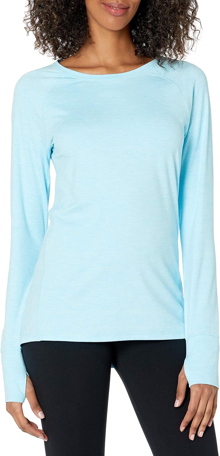 Thumbnail 5 de Amazon Essentials Women's Brushed Tech Stretch Long-Sleeve Crewneck Shirt (Plus Size Available)