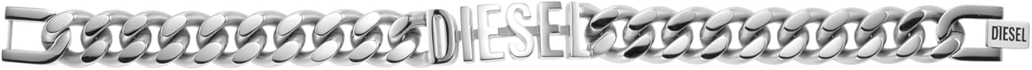 Thumbnail 4 de Diesel Bracelet en acier inoxydable pour hommes avec fermeture à rabat