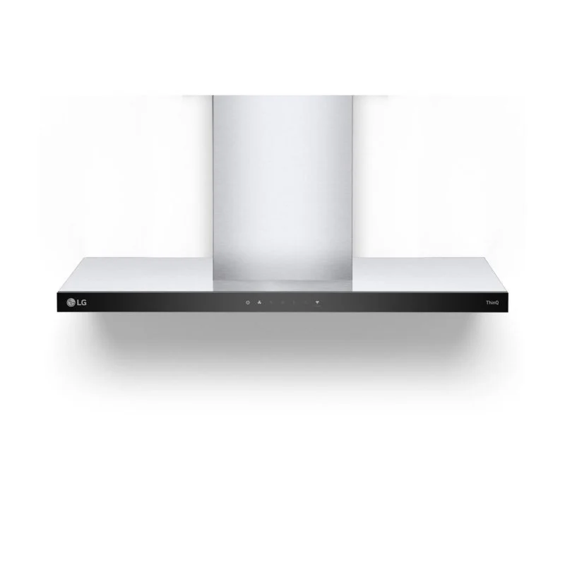 Detalle de LG HCEZ3626S campana extractora encastrada 90 cm negra con control táctil y LED