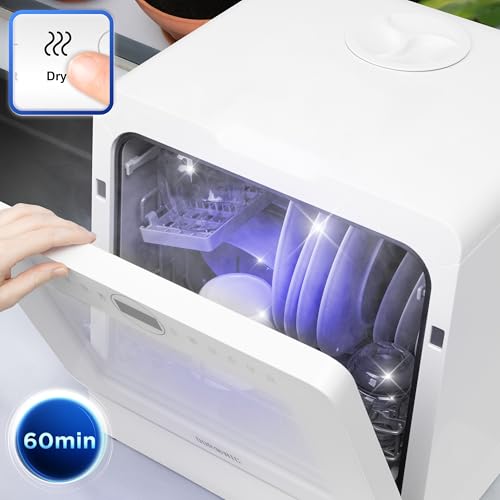 Thumbnail 6 de Duronic DW5 WE — Lave-vaisselle posable compact 950 W, 7 programmes et sèchement efficace