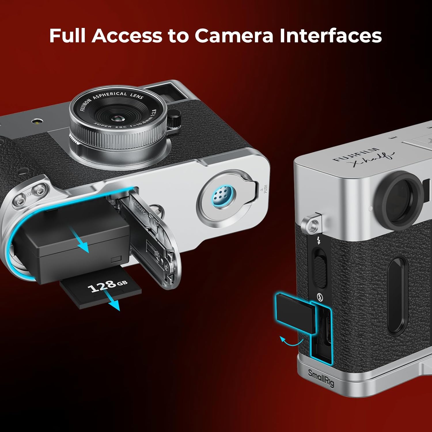 Thumbnail 5 de SMALLRIG X Half 44,5 g L‑Griff für FUJIFILM X Half