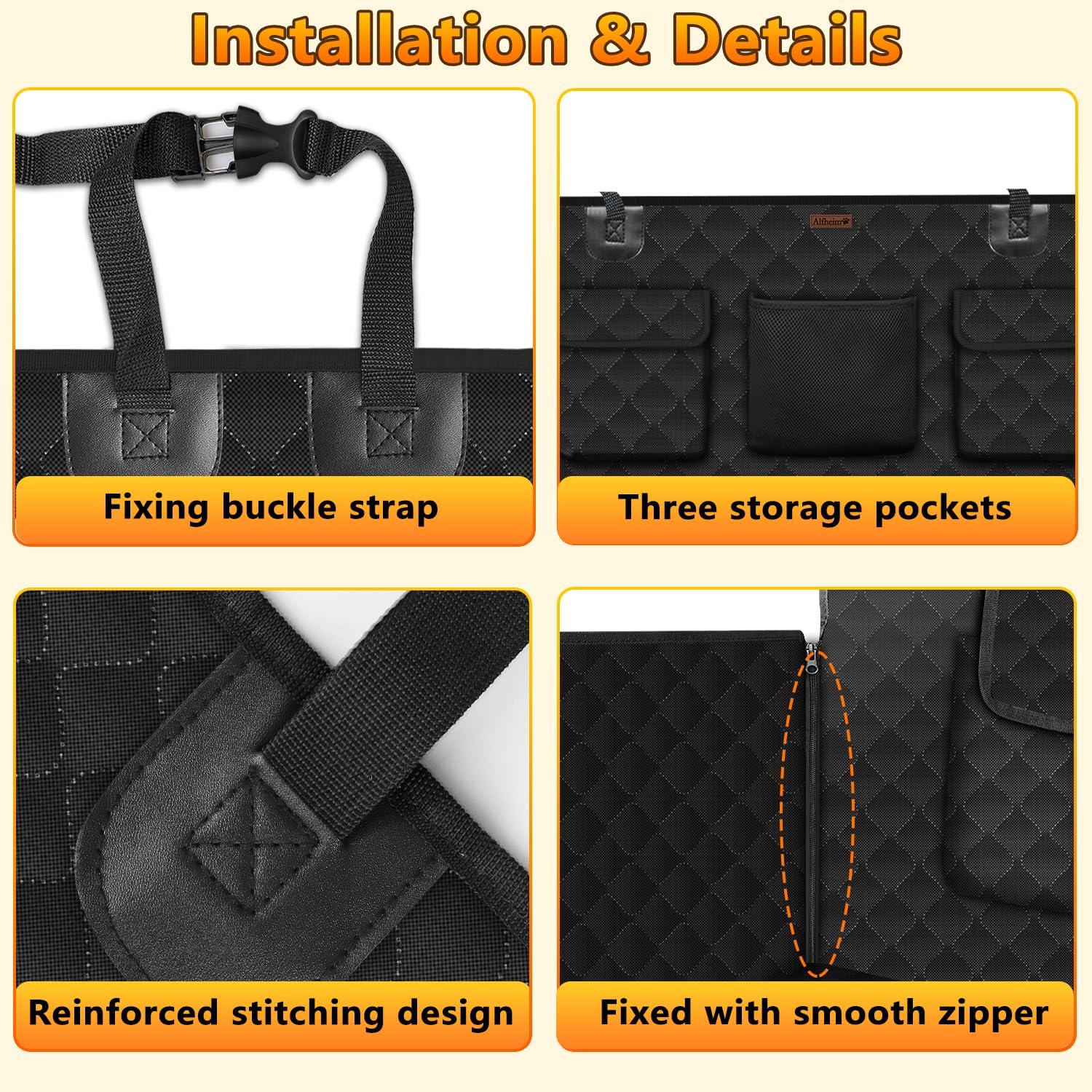 Thumbnail 5 de Alfheim Car Boot Liner Protector for Dog – Waterproof, Large & Multi-Function