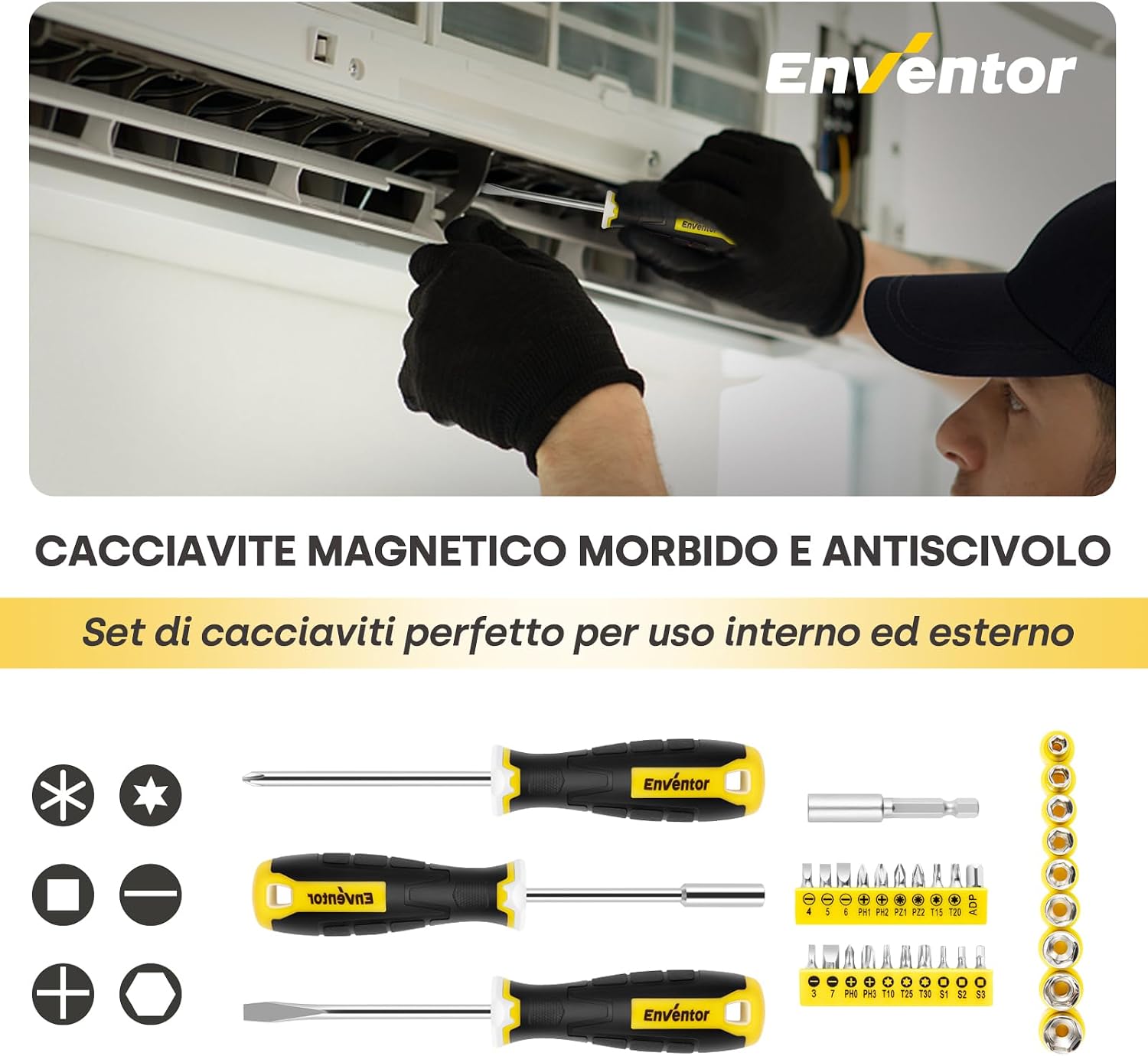 Detalle 2 de Enventor Cassetta Attrezzi 158 pezzi