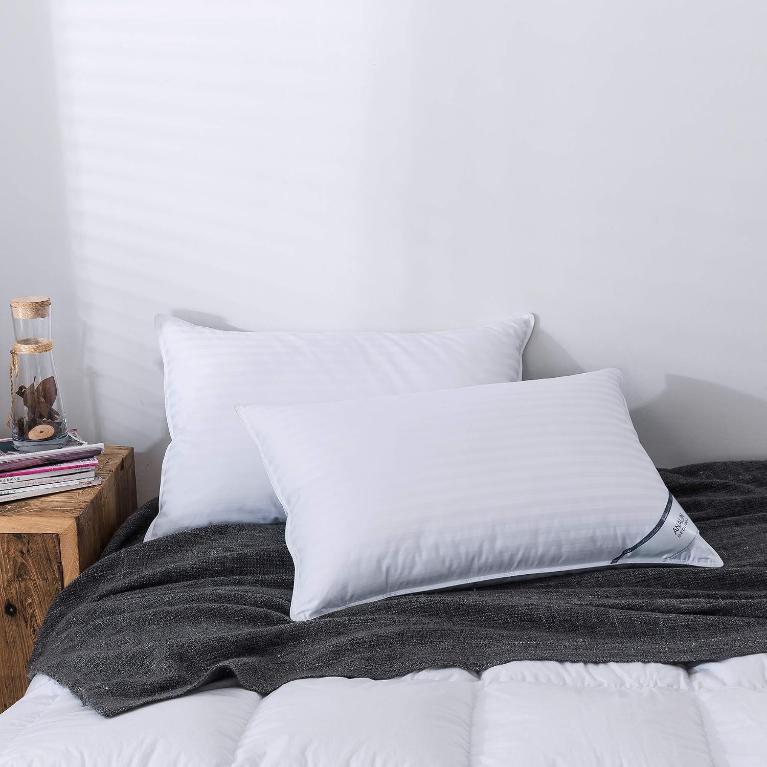 Thumbnail 4 de ANALIN Goose Feather Down Pillows 1100g