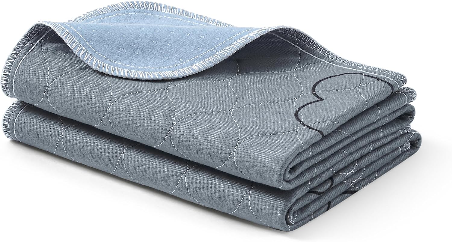 Feandrea Tapis Éducateur pour Chien – Lot de 2, 61 x 46 cm, Gris, Antidérapant