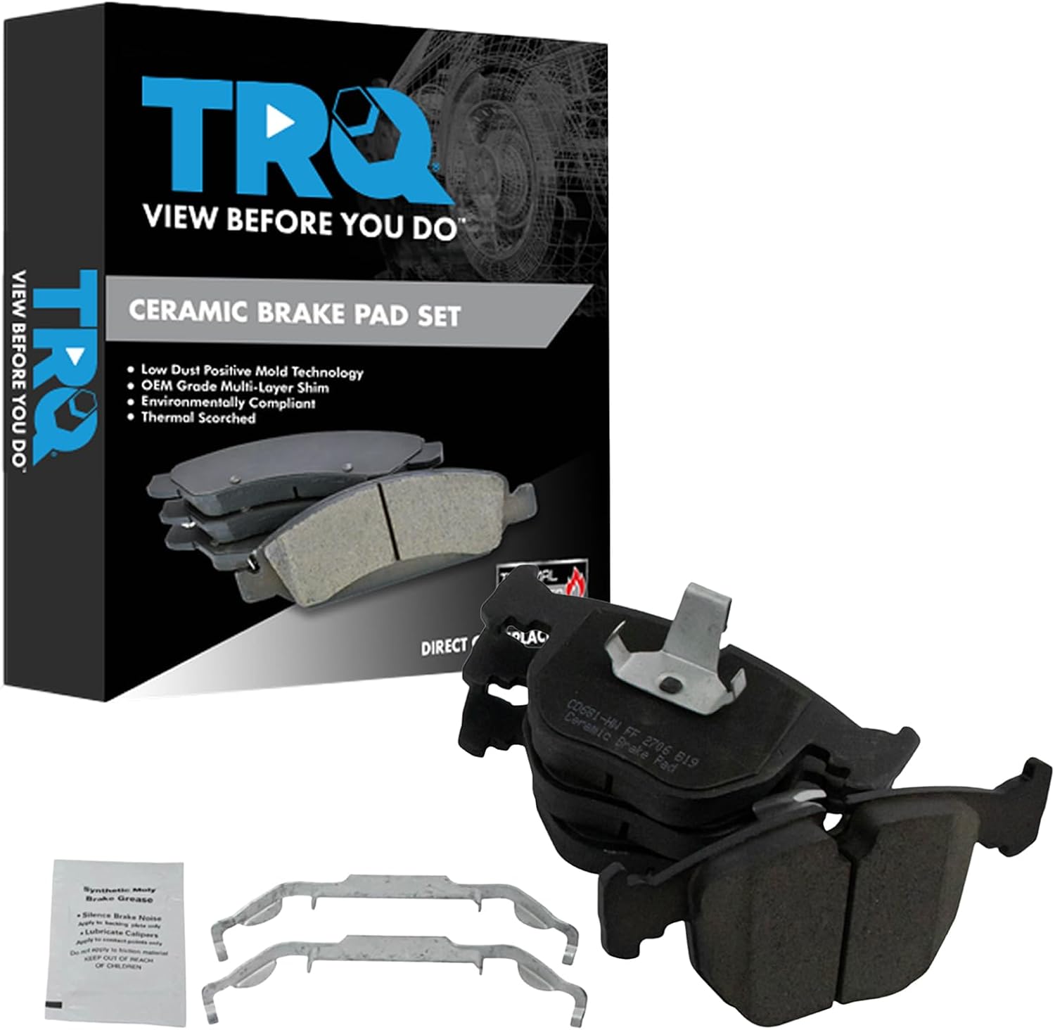 Detalle de TRQ Ceramic Front Brake Pads
