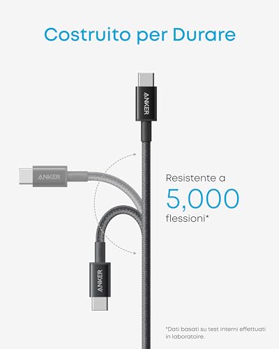 Detalle de Anker cavo USB-C 100W 333 Type-C confezione doppia da 0,9 m