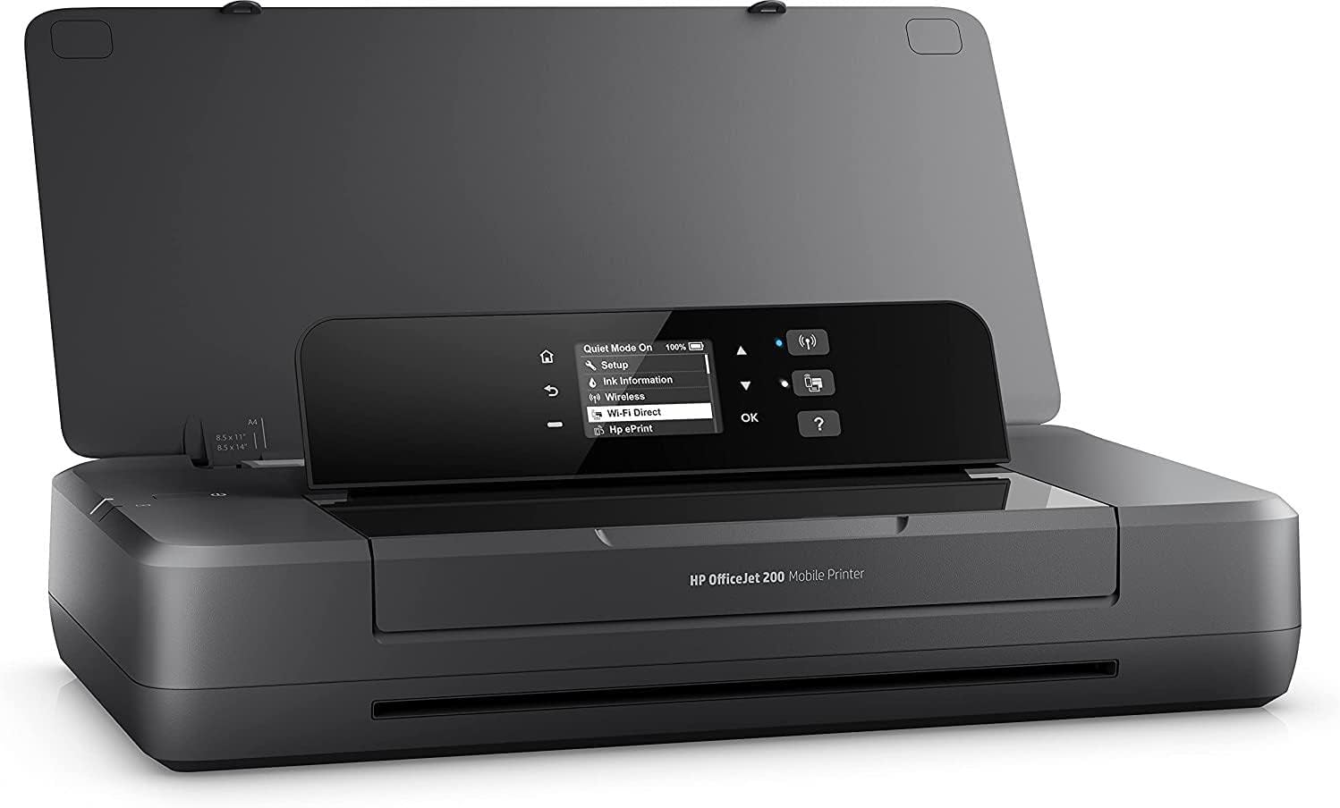 Detalle de HP OfficeJet 200: stampante portatile All‑in‑One con Wi‑Fi e display LED