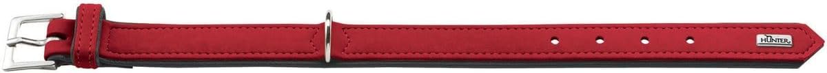 Detalle de HUNTER Hundehalsband SOFTIE − Nubukoptik aus Kunstleder, Made in Germany, Größe 50