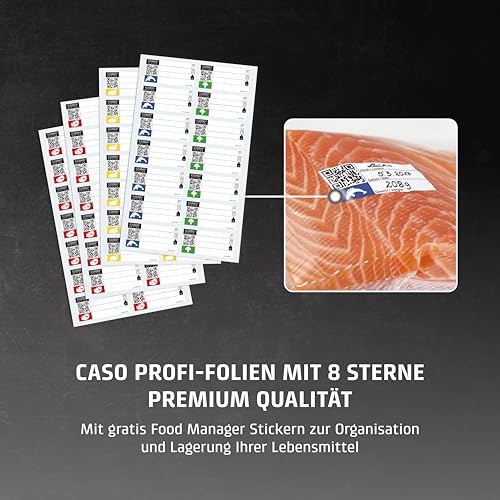 Thumbnail 8 de CASO 8 Sterne Profi-Vakuumfolienrollen 20 x 600 cm – 2 Rollen, BPA-frei, 150 µm