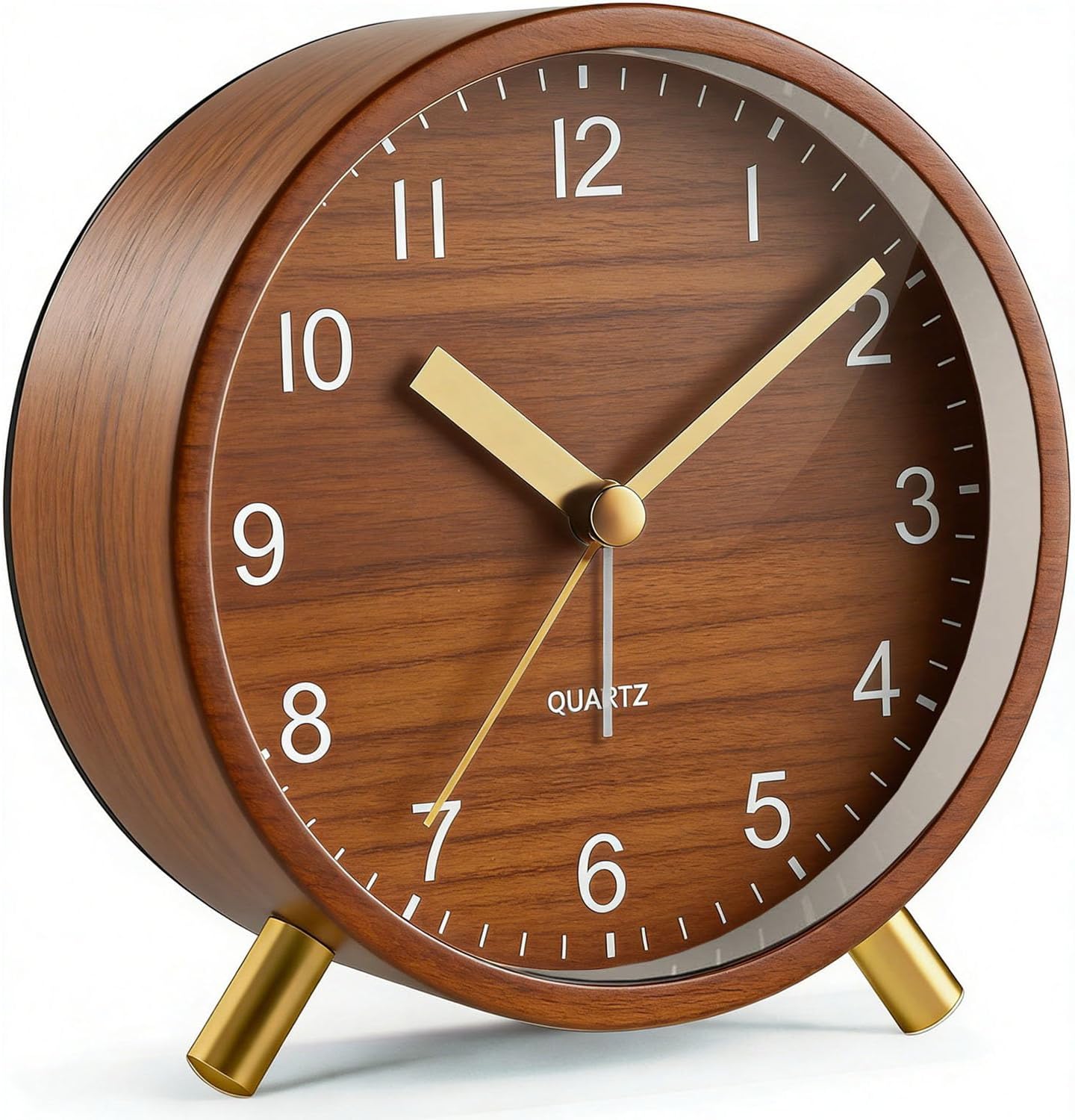 Detalle de Azxb Azxb-alarm clock analoge wekker met stille werking en nachtlampje