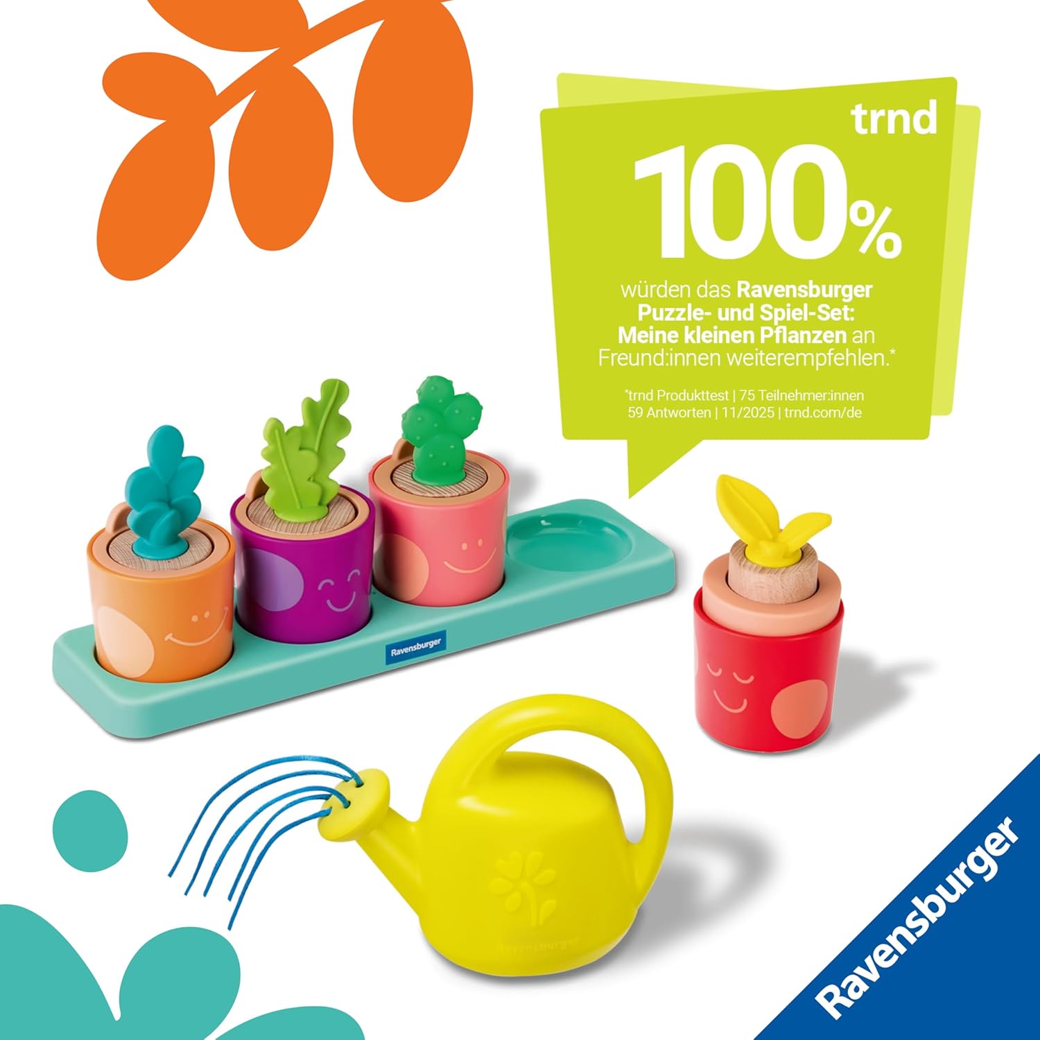 Thumbnail 6 de Ravensburger Play+ Puzzle- & Spiel-Set: Meine kleinen Pflanzen – Montessori-basiertes Kindergarten-Set ab 18 Monaten