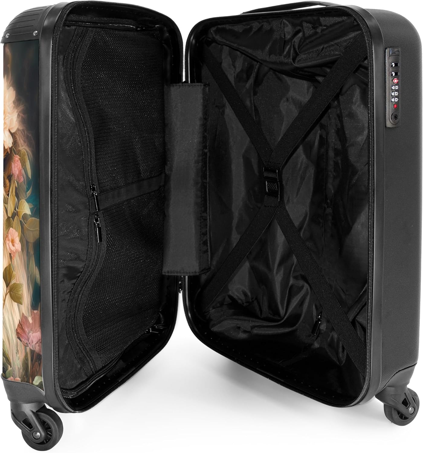 Detalle 2 de NoBoringSuitcases.com Leone Valigia 55x40x20 rosa antico