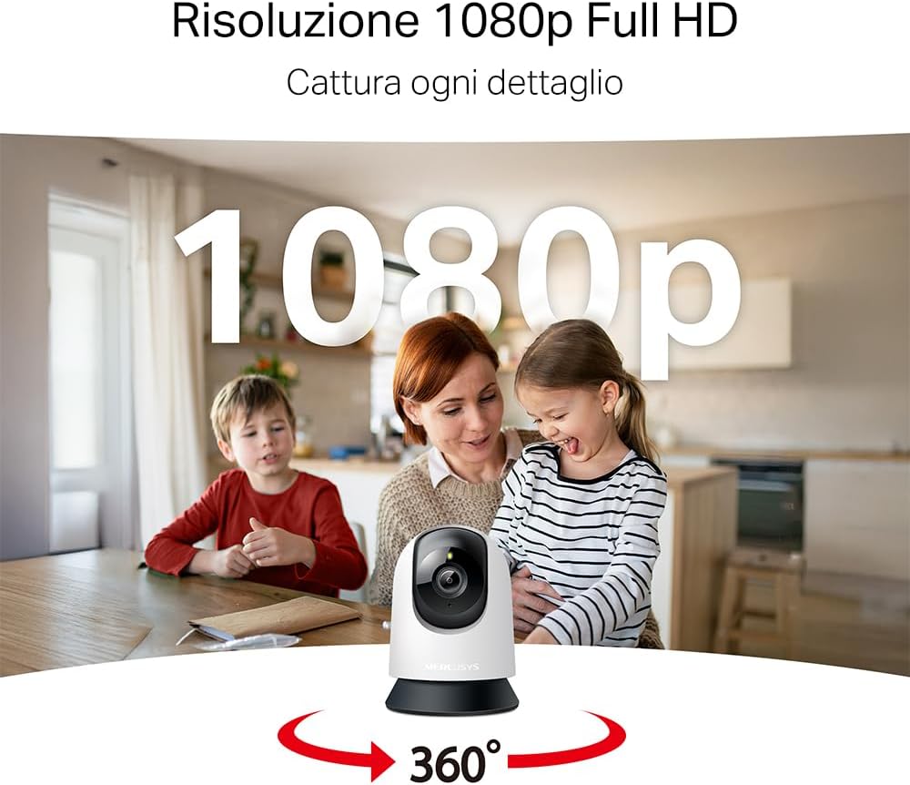 Thumbnail 2 de MERCUSYS MC200 telecamera Wi‑Fi 1080p