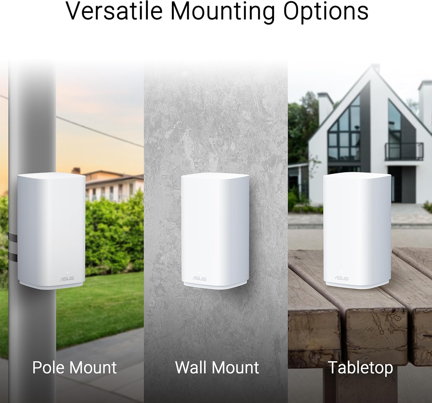 Thumbnail 6 de ASUS ZenWiFi BD4 BE3600 Outdoor Dualband WiFi 7 AiMesh (IP65, bis 235 m²) – erweiterbarer Outdoor-Router