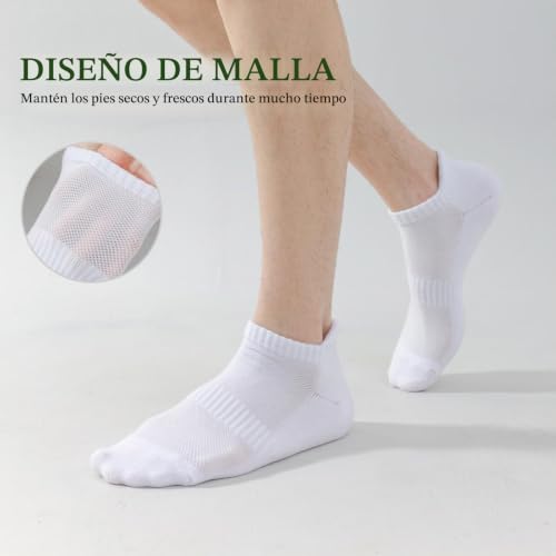 Thumbnail 5 de Wamicu 10 Pares Calcetines tobilleros hombre deporte corto algodón