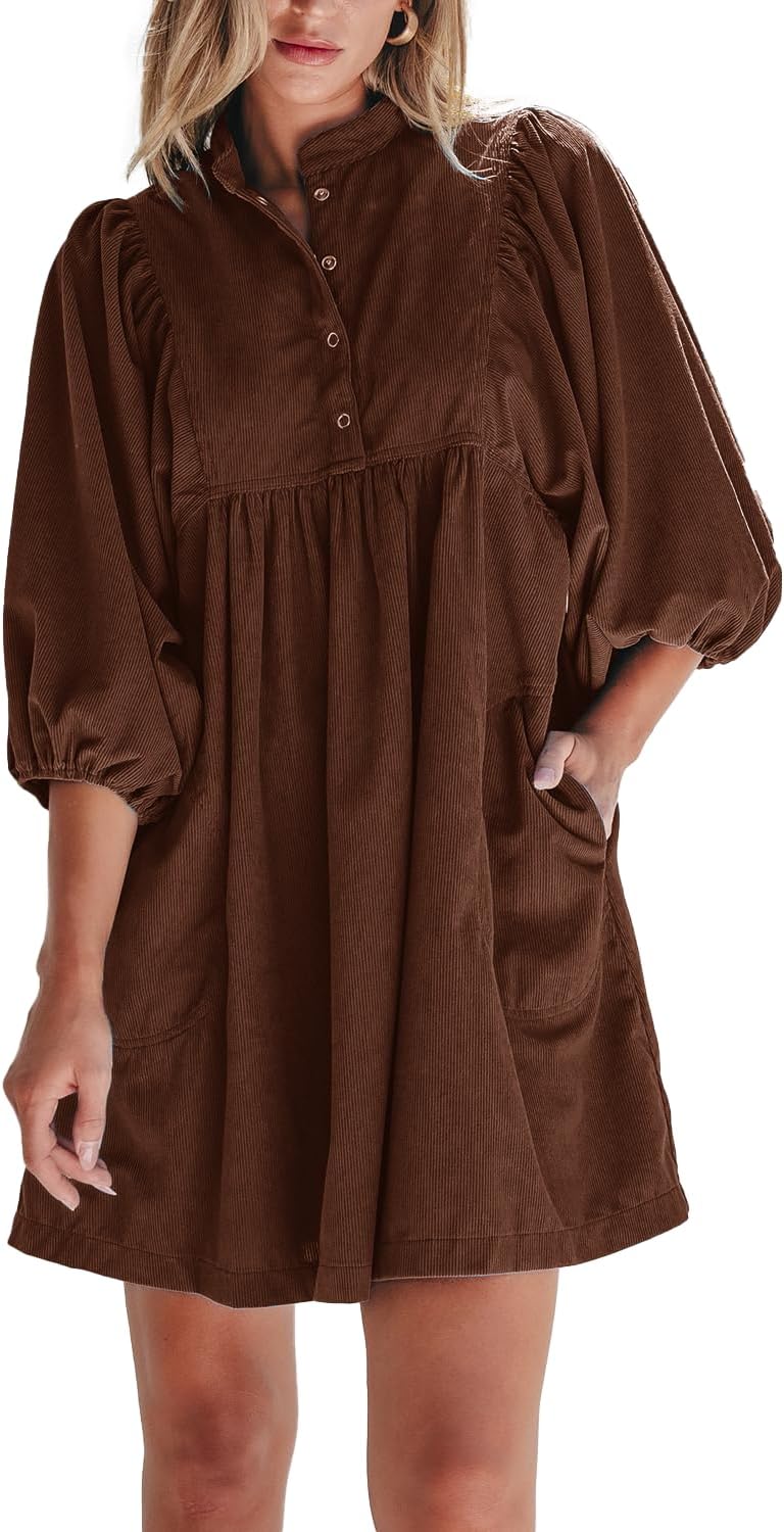 Detalle 2 de Opemiby Corduroy Mini Dress