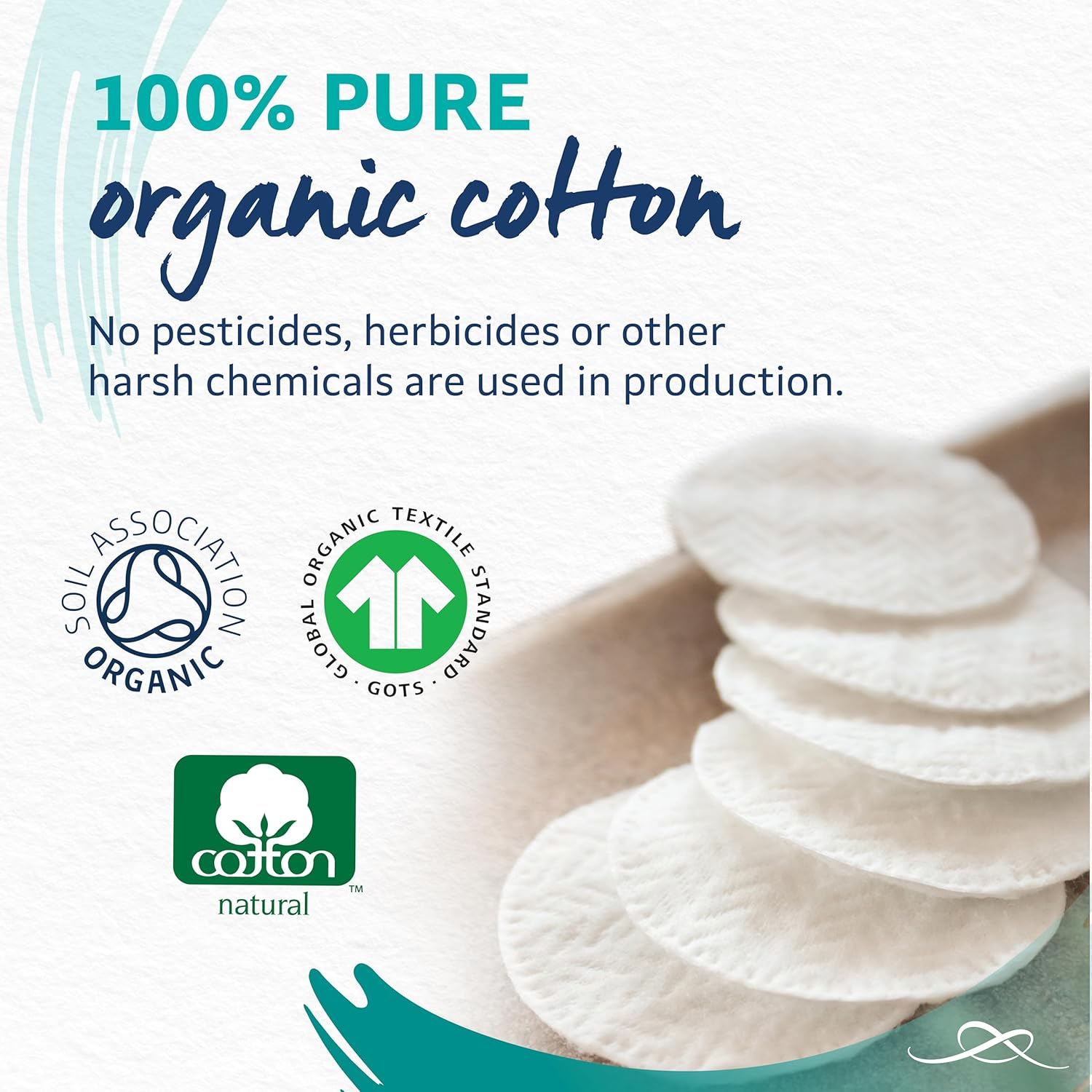 Thumbnail 2 de Lil-Lets Cotton Wool Round Pads 600 count